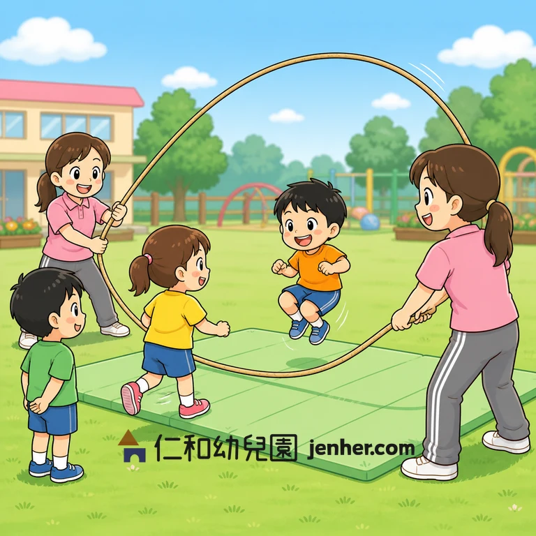 アクティビティ 5-42: みんなで大縄ウェーブジャンプ